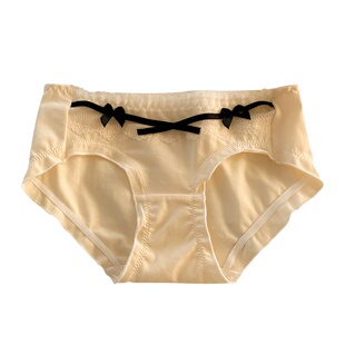 4条装日系纯欲风内裤女生蕾丝边棉裆透气2025新款小仙女性感短裤