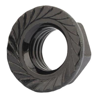 [厂家批发】黑锌六角法兰螺母