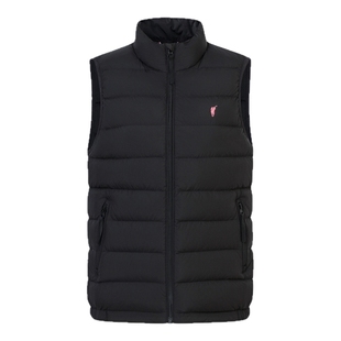 POLOWALK女装排骨羽绒服2025冬季新款女士羽绒马甲立领背心外套女