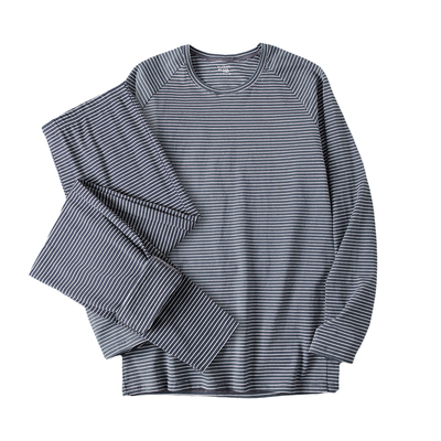 男士纯棉秋衣秋裤套装宽松版型