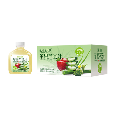 轻上轻颜苹果芦荟汁饮料