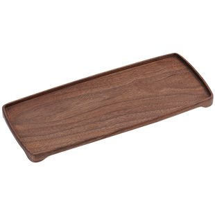 榜盛黑胡桃木茶盘家用办公室干泡盘高档实木茶托盘功夫干泡台