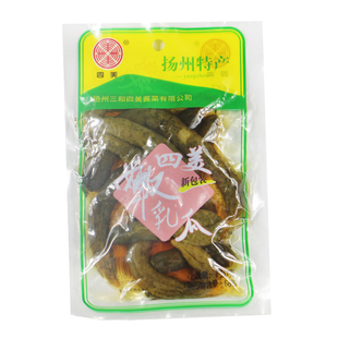 扬州三和四美嫩黄瓜酱菜乳黄瓜腌菜下饭菜小菜咸菜10袋装包邮特产