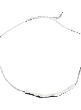 时髦个性ins锁骨链钛钢高保色