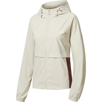 鸿星尔克外套女款2026春季新款女士户外薄款冲锋运动风衣夹克上衣