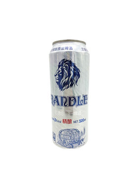 兰德尔狮王啤酒500ml*12罐整箱精酿原浆网红产品爆品白啤批发
