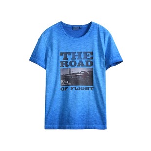 MCS男装源自万宝路纯棉圆领短袖T恤男士夏季日常休闲百搭半袖男款