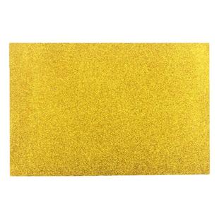 A3金粉海绵纸带背胶金粉纸加厚闪光纸EVA泡沫纸diy手工材料金葱纸