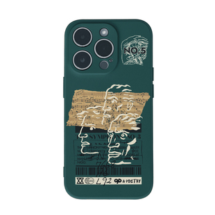 与诗原创「马勒第五交响曲」硅胶全包手机壳 适用苹果iPhone17/16ProMax 交响乐钢琴大提琴小提琴谱古典乐