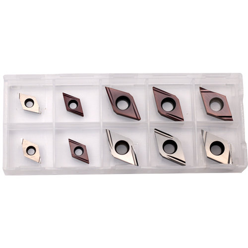 数控外圆仿尖车刀片精车超硬铝铜55度°不锈钢dcmt11t3合金刀头粒