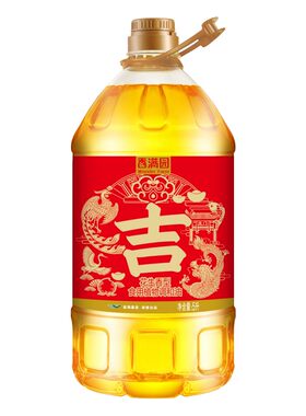 香满园花生香型食用植物调和油5L