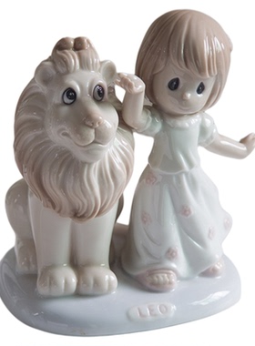 小女孩美人鱼手工艺品星座陶瓷