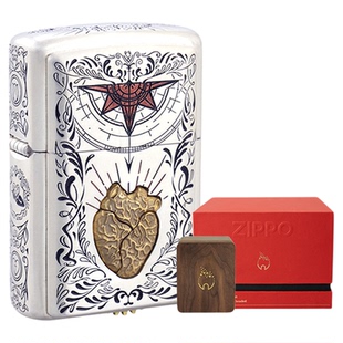 ZIPPO官方旗舰店之宝八音盒·怦然心动防风煤油打火机生日礼物