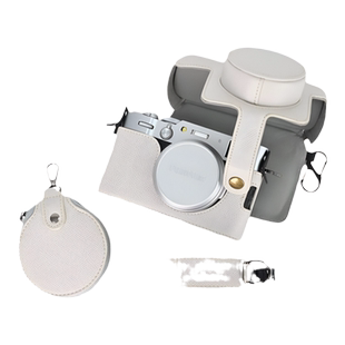 适用富士x100vi保护套x100六代相机包微单x100vi相机底座皮套相机配件全包手柄保护套