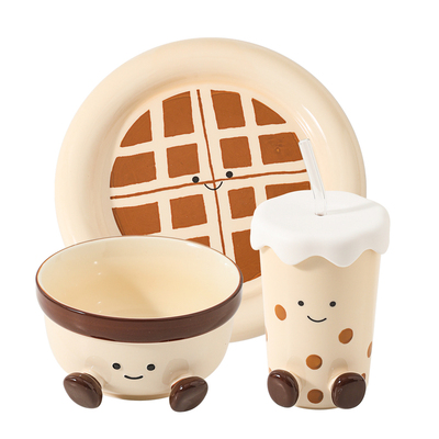 川岛屋可爱泡面碗家用高颜值餐具