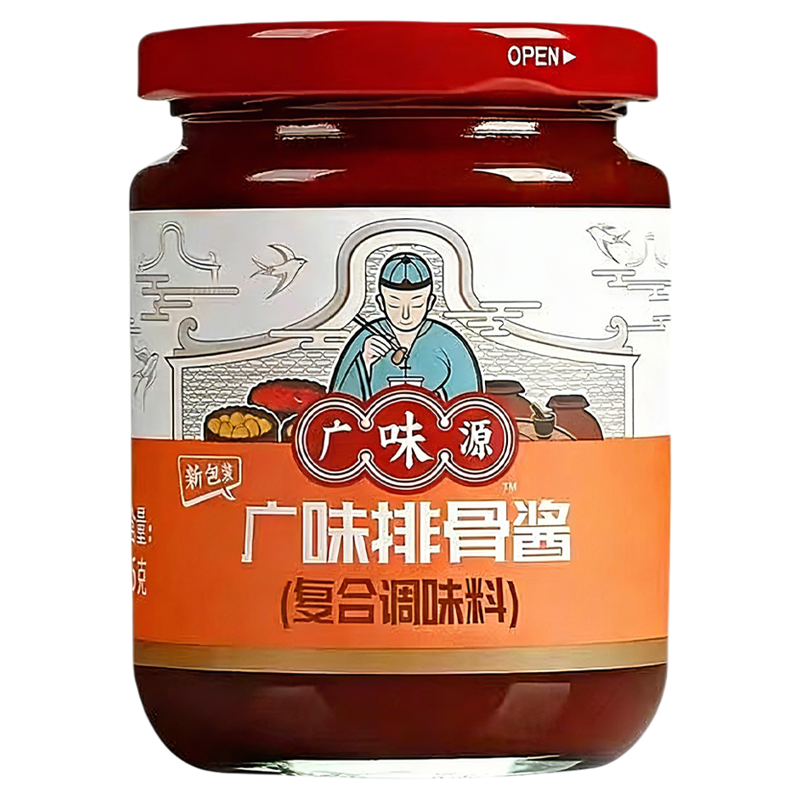 广味源广味排骨酱225g瓶装