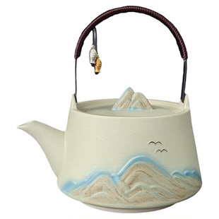 陶瓷茶壶大容量家用900毫升茶水分离泡茶壶2026新款泡茶专用茶具