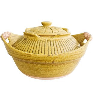 独步炎日本进口手作陶土家用打边火锅专用锅炉涮羊肉锅砂锅多功能