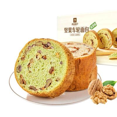良品铺子坚果车轮面包粗粮代餐
