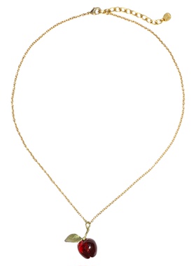 MichaelMichaud红苹果吊坠锁骨链