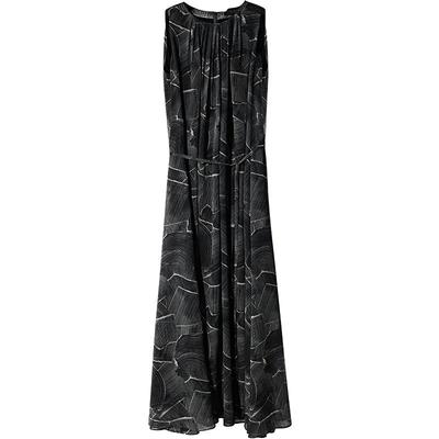 COCOBELLA捏褶印花连衣裙