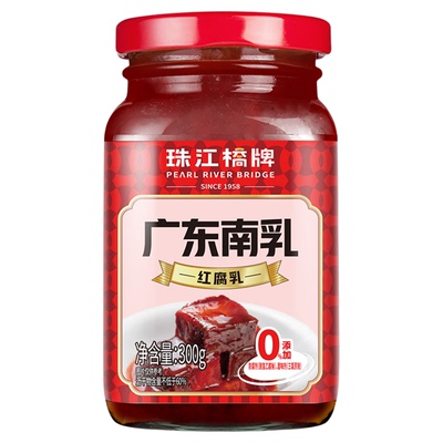 珠江桥牌广东南乳腐乳300g*2瓶