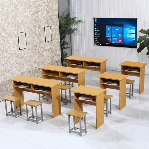 北京办公家具培训会议桌长课桌椅人学生条桌桌椅双人三学校辅导班