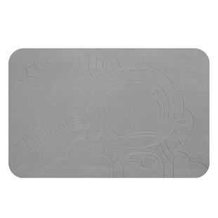 大江地垫卫生间硬硅藻泥厚吸水脚垫家用浴室防滑垫洗手间门口地毯