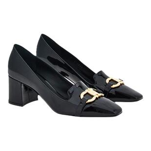 【24期免息】FERRAGAMO菲拉格慕女士Gancini扣饰高跟鞋婚鞋