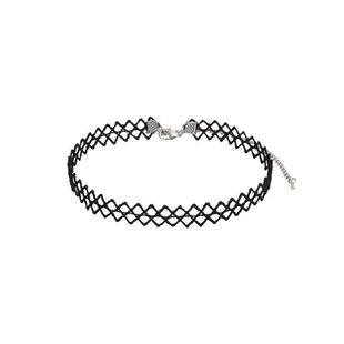 简约黑色蕾丝choker项圈女颈带短款颈圈脖带chocker锁骨链