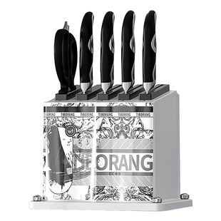 帝伯朗刀具6件套菜刀家用组合套装切肉切片砍骨5Cr15MoV刀具套装