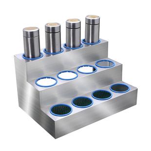 不锈钢水杯架多层置物架办公室茶杯水杯存放架员工桌面水杯收纳架