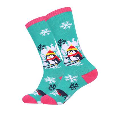 易旅品牌儿童滑雪袜保暖防寒