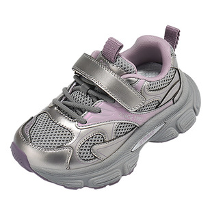 星期六童鞋老爹鞋女春季新款防滑百搭女童休闲校园儿童轻便运动鞋