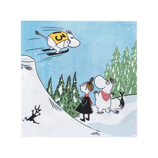 姆明moomin餐巾纸卡通西餐纸巾餐垫方纸巾三层高档印花下午茶垫纸