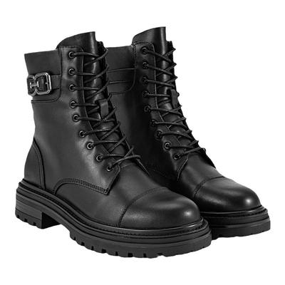 SAMEDELMAN黑色牛皮马丁靴