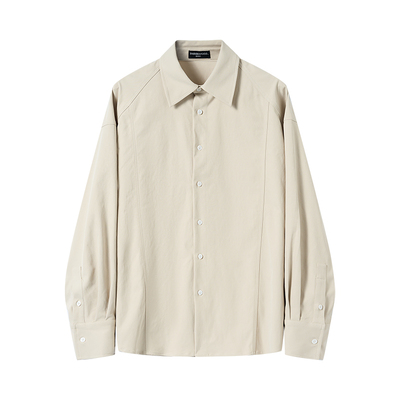 刺绣廓形外套oversize衬衫