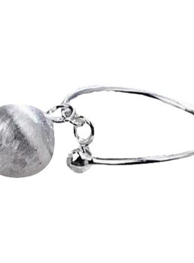 古罗珠宝925纯银银小众拉丝磨砂