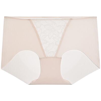 爱慕花之秘境内裤女士性感蕾丝棉质底裆中腰平角内裤AM239541