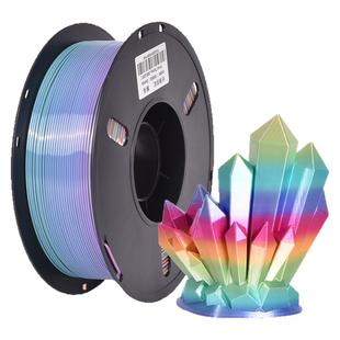 3D打印耗材 PLA丝绸渐变彩虹色耗材 PLA双色耗材 三色多色 哑光彩虹 糖果色混色耗材 丝绸渐变混色耗材 1kg