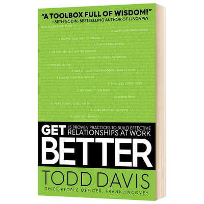 Get Better 人生算法：已被证实的使个人和团队变得更好的15个套路进口英文原版书籍