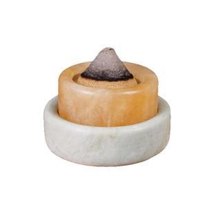 艾塔玉石托灸器具肚脐关元麦粒坨壮炙隔姜蒜物盒子碗罐艾绒柱工具