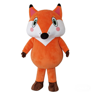 来图定制可爱狐狸卡通人偶服高端泡沫雕刻动漫表演服玩偶服装定做