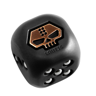 傲娇老铁匠 金属武僧骰子吊坠 不锈钢色子挂件色粒项链解压玩具