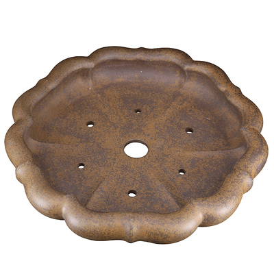 原矿柴烧窑变段泥六方文人树紫砂