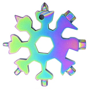 抖音同款多功能雪花扳手多用内六角高碳钢万能便携式雪花板手工具