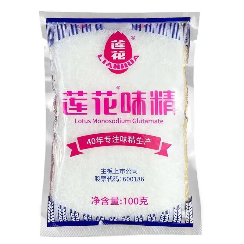 莲花味精1000g正宗调味味精批发价老牌子商用莲花牌100g连花