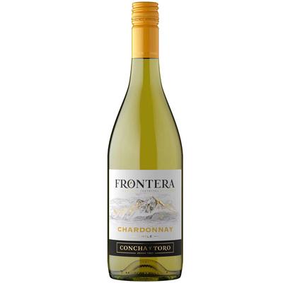 干露缘峰 智利原瓶进口红酒干露FRONTERA缘峰霞多丽干白葡萄酒