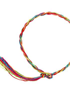 端午节手工编织五彩绳