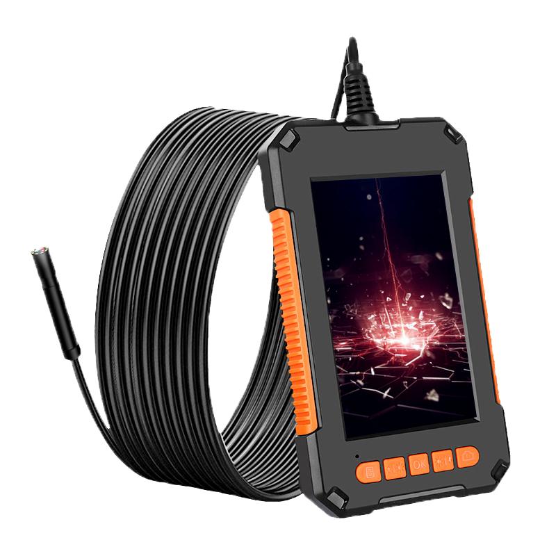 内窥镜高清摄像头汽修管道发动机空调检测仪4.3寸屏内窥镜探头
